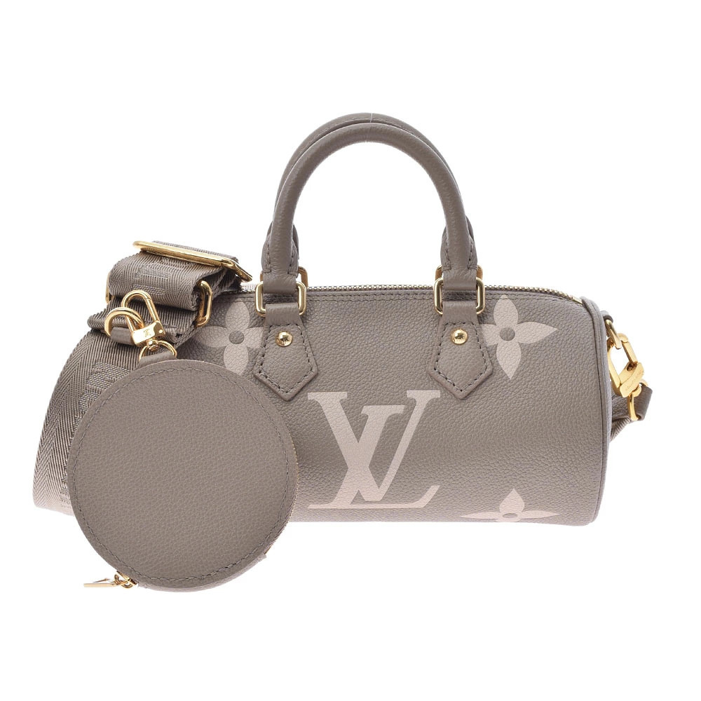 LOUIS VUITTON Empreinte Papillon Tourterelle Cream Monogram Handbag